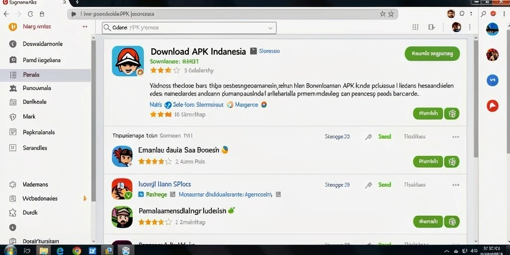 Screenshot menunjukkan tampilan antarmuka yang menarik dan mudah digunakan.