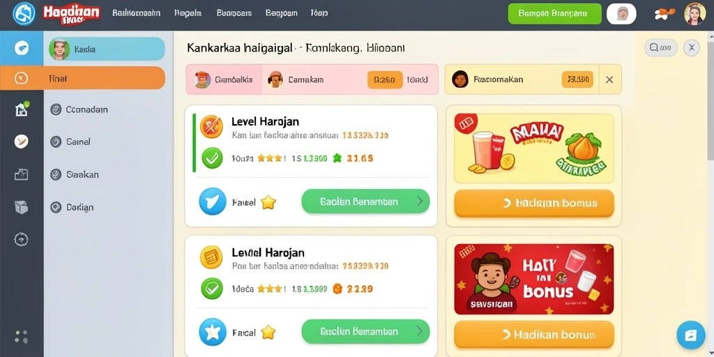 Tampilan antarmuka yang user-friendly dan menarik.