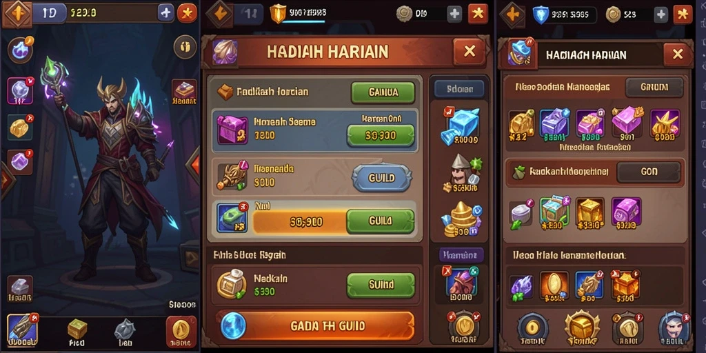 Tampilan awal yang menarik dan intuitif.