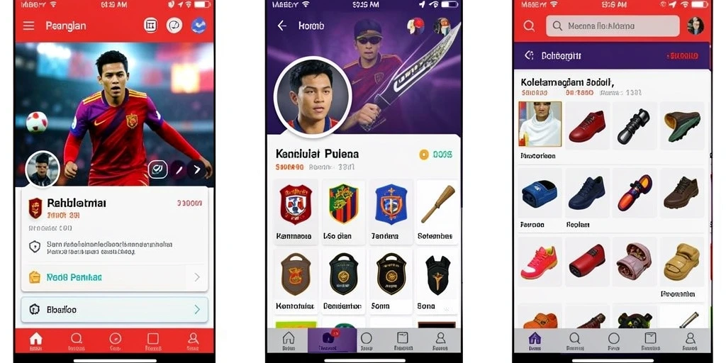 Tampilan antarmuka utama DULTOGEL yang ramah pengguna.