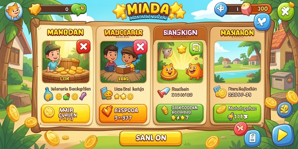 Tampilan antarmuka pengguna yang intuitif dan menarik.