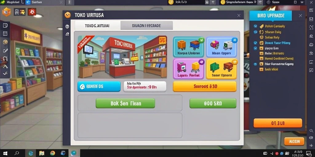 Screenshoot 1 menunjukkan tampilan antarmuka utama QQSTAR88.