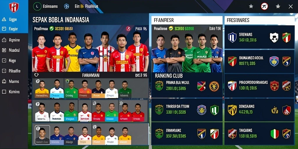 Tampilan awal yang menarik dengan pilihan karakter.