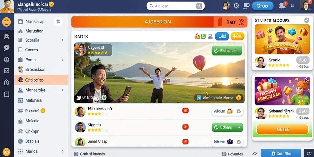 Tampilan antarmuka yang intuitif dan user-friendly.